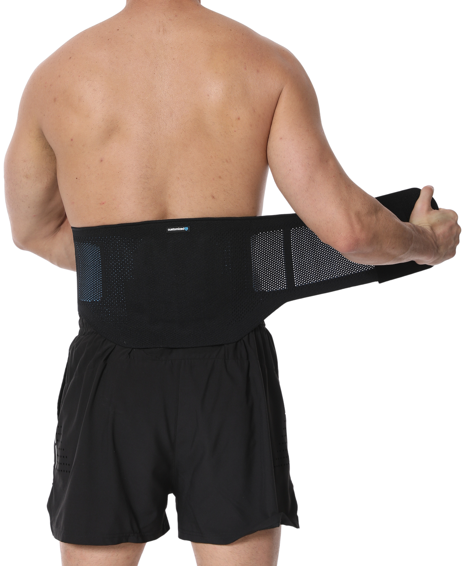 Custom-ized Back Support Comfort Black/Blue