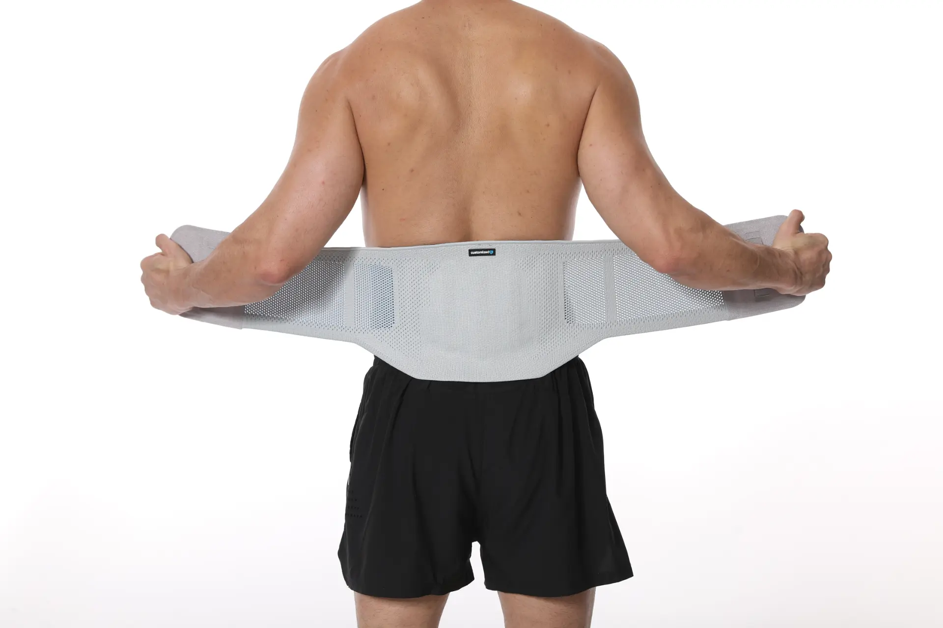 Custom-ized Back Support Comfort Grey/Blue